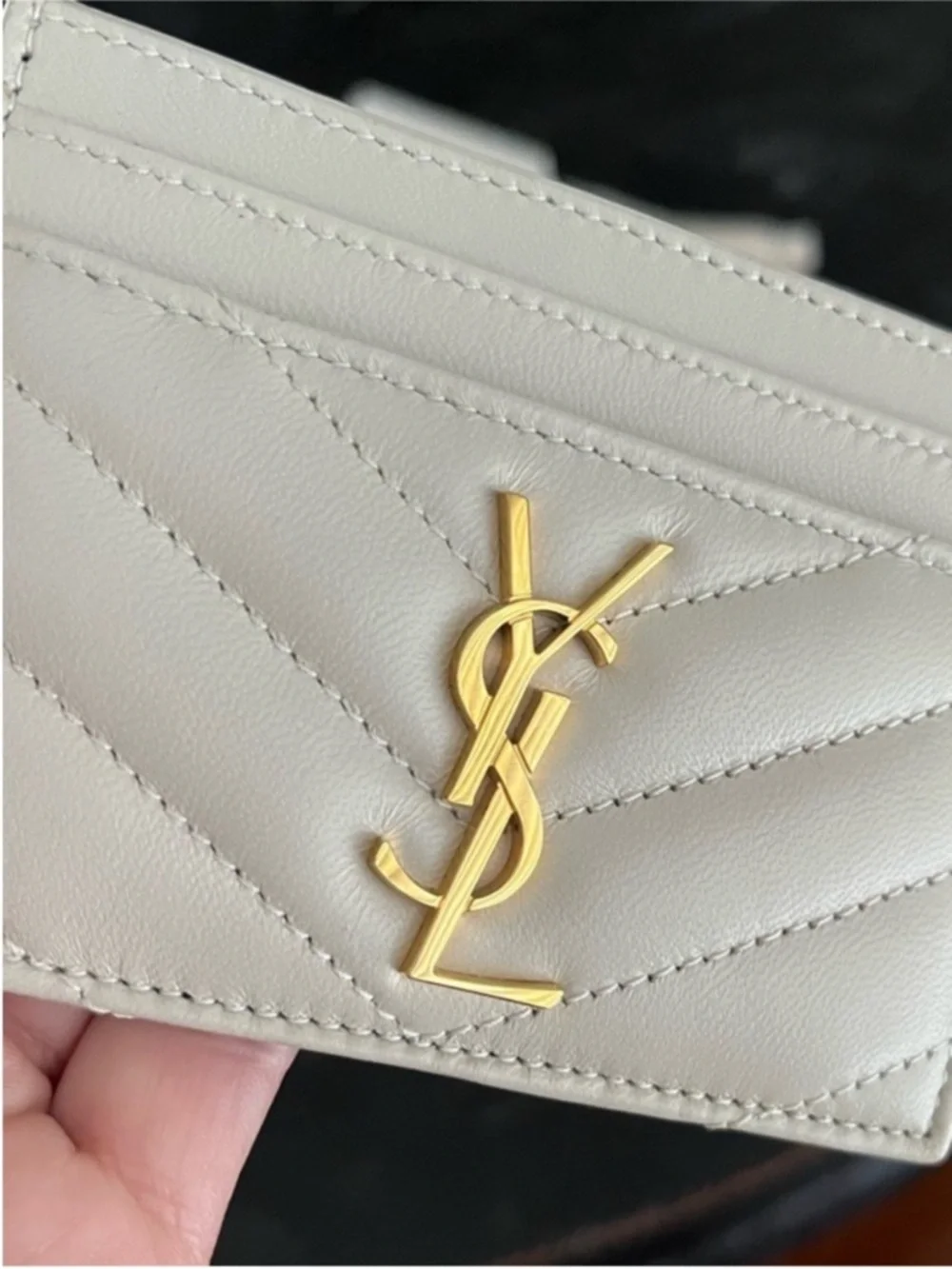 YSL Lambskin Card Holder - Picture 5 of 16